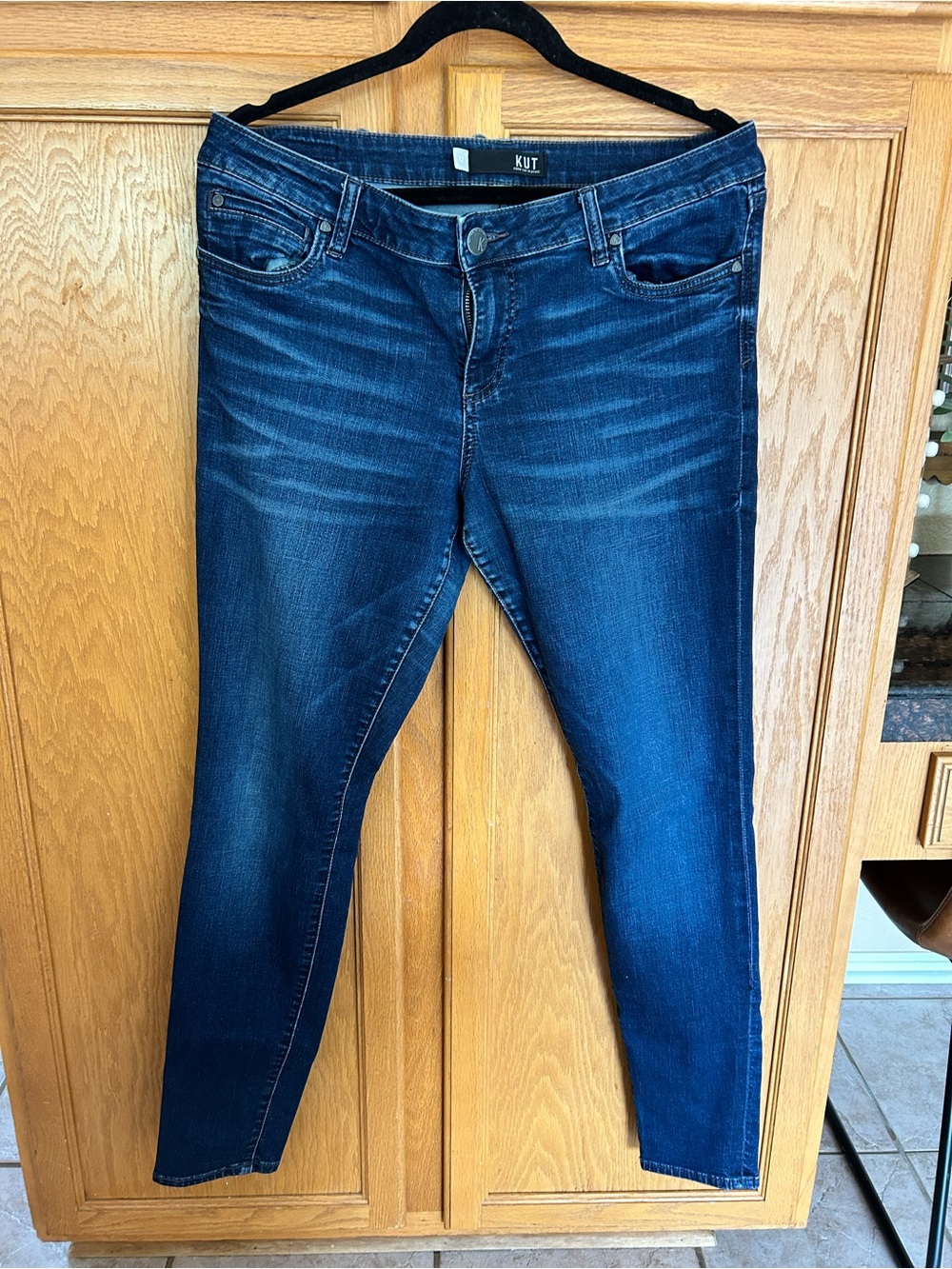 Kut from the Kloth Deep Indigo Skinny Jeans